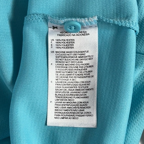 ⛳️ Women’s Golf Reebok Teal Polo Shirt XL - Picture 7 of 7